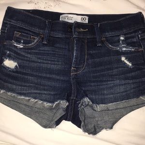 Abercrombie & Fitch low rise jean shorts